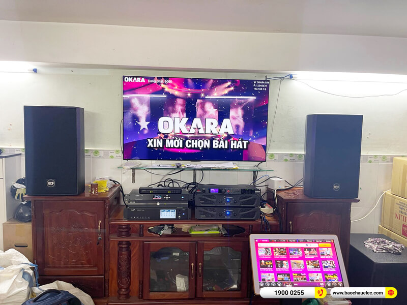 Lắp đặt d&agrave;n karaoke RCF gần 197tr cho ch&uacute; Cẩm ở TPHCM
