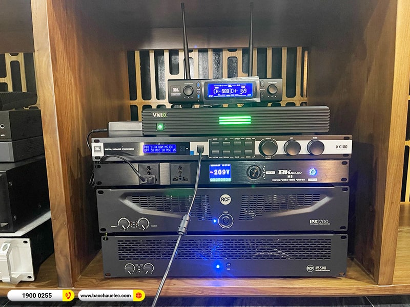 Lắp đặt dàn karaoke trị giá hơn 180 triệu cho chú Cường tại Hà Nội