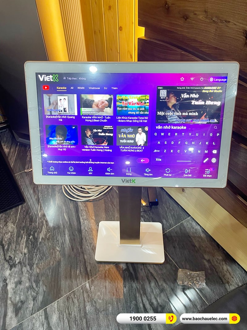 Lắp đặt dàn karaoke trị giá hơn 180 triệu cho chú Cường tại Hà Nội