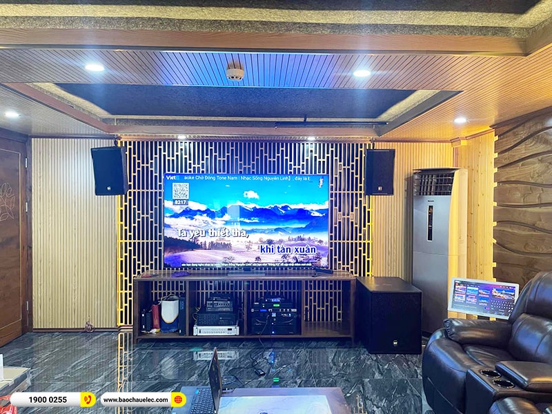 Lắp đặt dàn karaoke trị giá hơn 180 triệu cho chú Cường tại Hà Nội