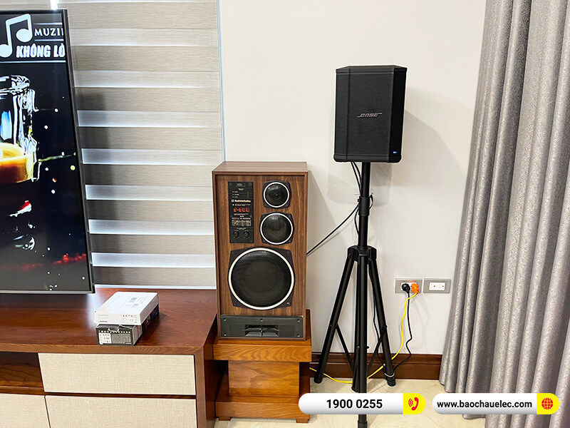 Lắp đặt dàn karaoke, loa di động Bose trị giá gần 80 triệu cho chú Đức ở Ninh Bình