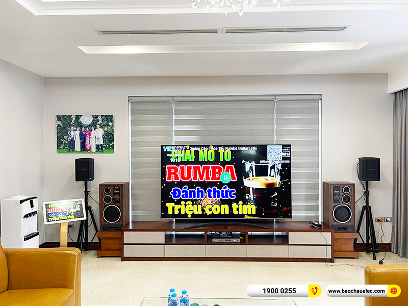 Lắp đặt dàn karaoke, loa di động Bose trị giá gần 80 triệu cho chú Đức ở Ninh Bình