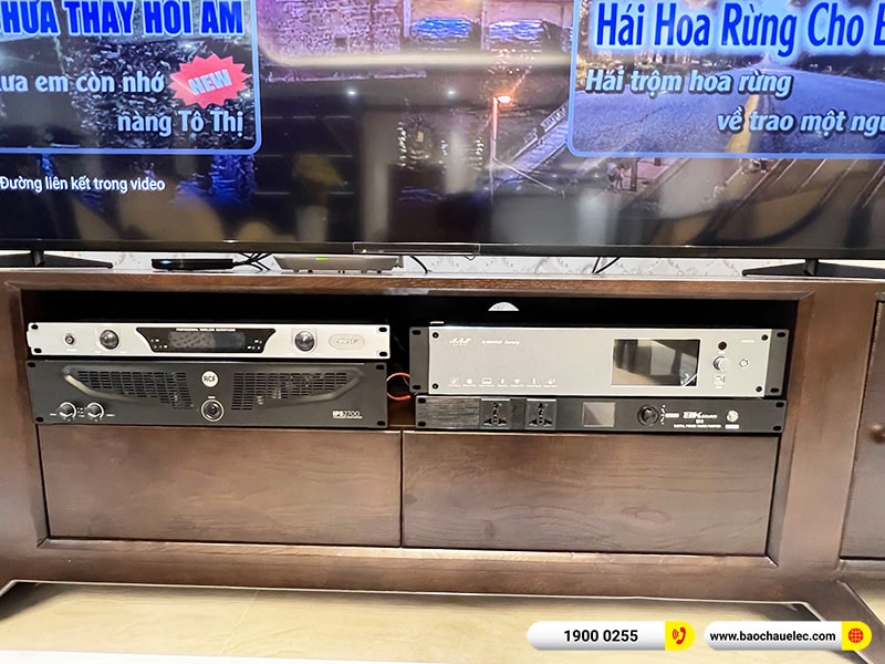 Lắp đặt dàn karaoke trị giá hơn 100 triệu cho chú Hoàng tại TPHCM