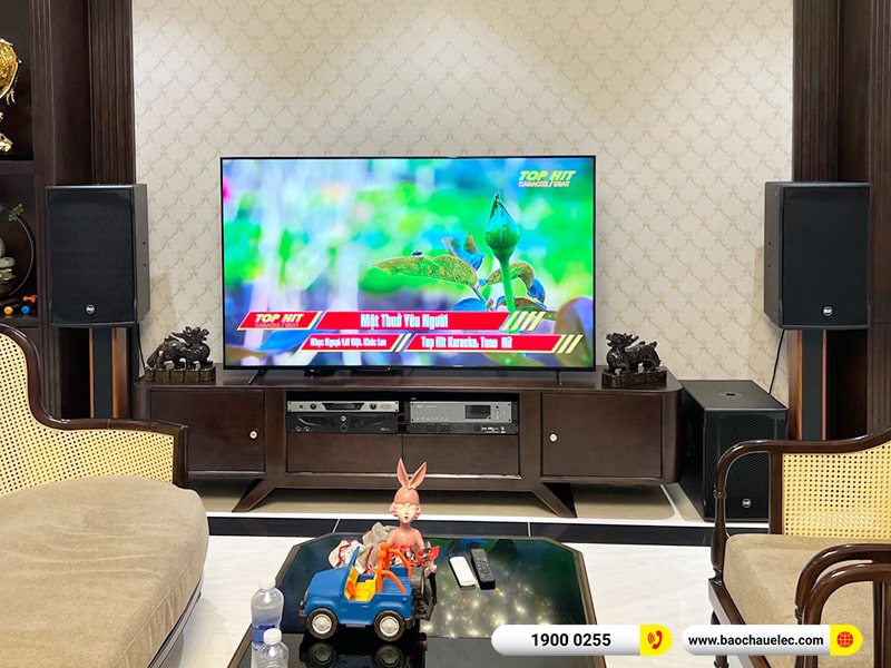 Lắp đặt dàn karaoke trị giá hơn 100 triệu cho chú Hoàng tại TPHCM