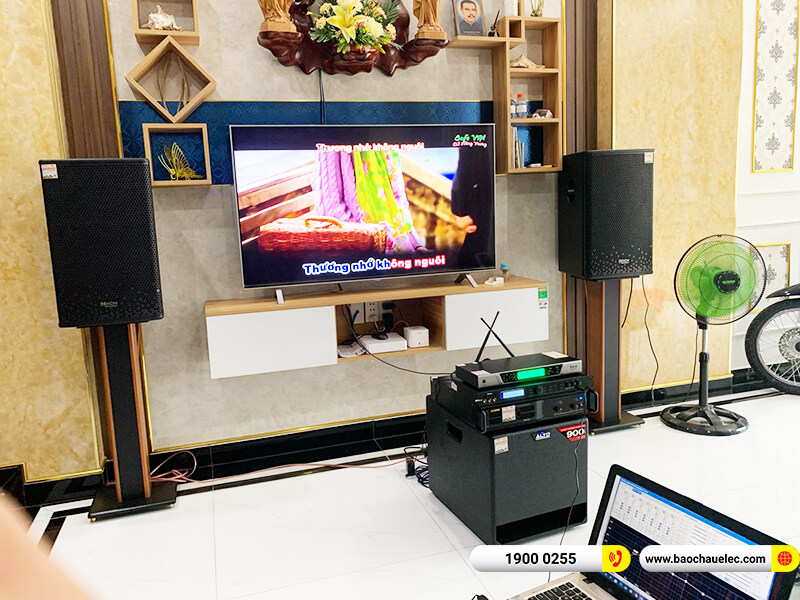 Lắp đặt dàn karaoke trị giá gần 40 triệu cho chú Hồng tại Bình Dương