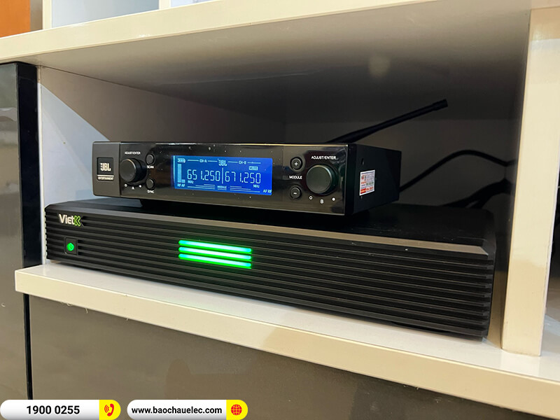 Lắp đặt dàn karaoke trị giá hơn 70 triệu cho chú Hưng ở Hà Nội