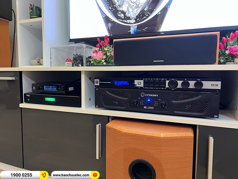 Lắp đặt dàn karaoke trị giá hơn 70 triệu cho chú Hưng ở Hà Nội