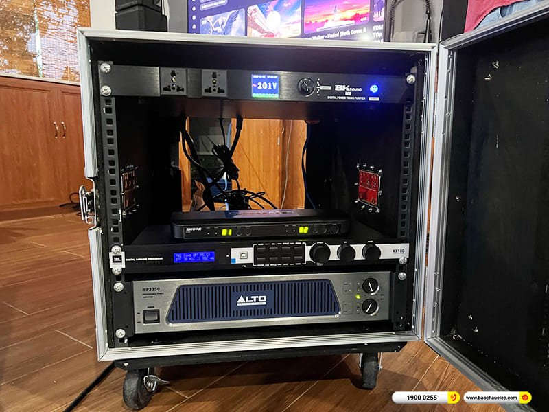 Lắp đặt dàn karaoke RCF gần 220tr cho chú Lộc ở Đồng Nai
