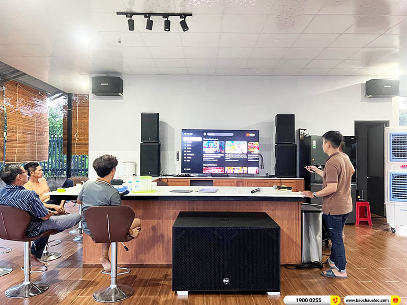 Lắp đặt dàn karaoke RCF gần 220tr cho chú Lộc ở Đồng Nai