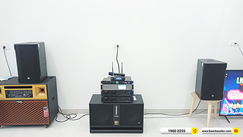 Lắp đặt d&agrave;n karaoke trị gi&aacute; gần 100 triệu cho ch&uacute; Long tại Đồng Nai
