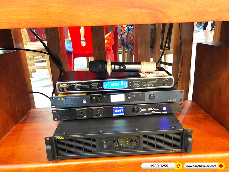 Lắp đặt dàn karaoke trị giá hơn 100 triệu cho chú Quang tại Hà Nội