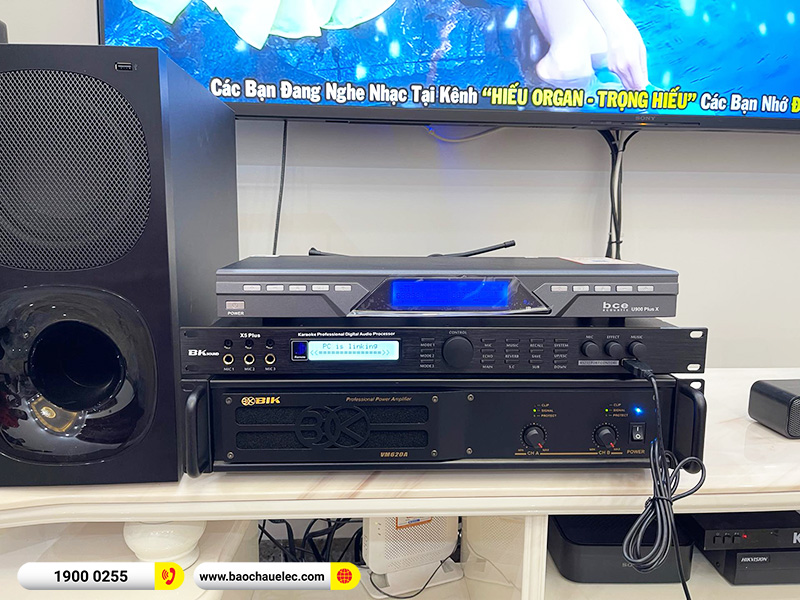 Lắp đặt d&agrave;n karaoke trị gi&aacute; gần 60 triệu cho ch&uacute; Tuấn tại Hải Ph&ograve;ng