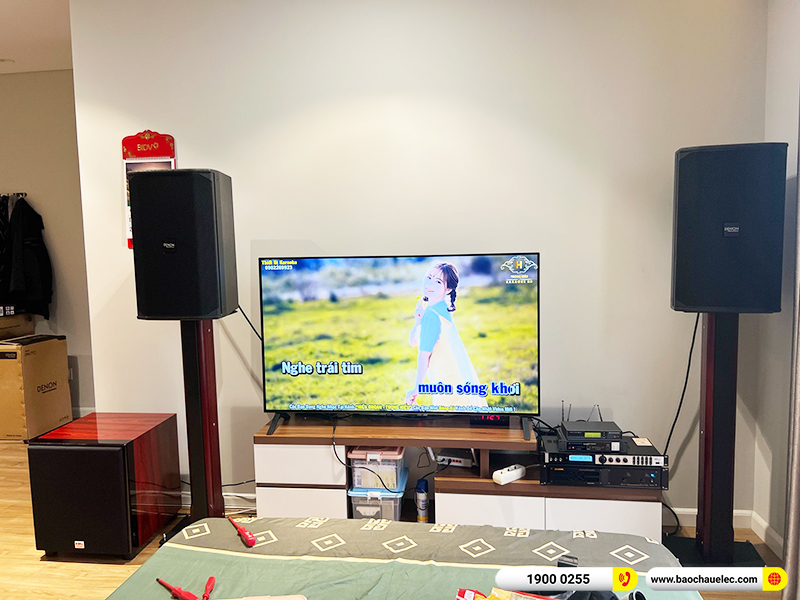 Lắp đặt dàn karaoke trị giá gần 60 triệu cho chú Vỹ tại Hà Nội