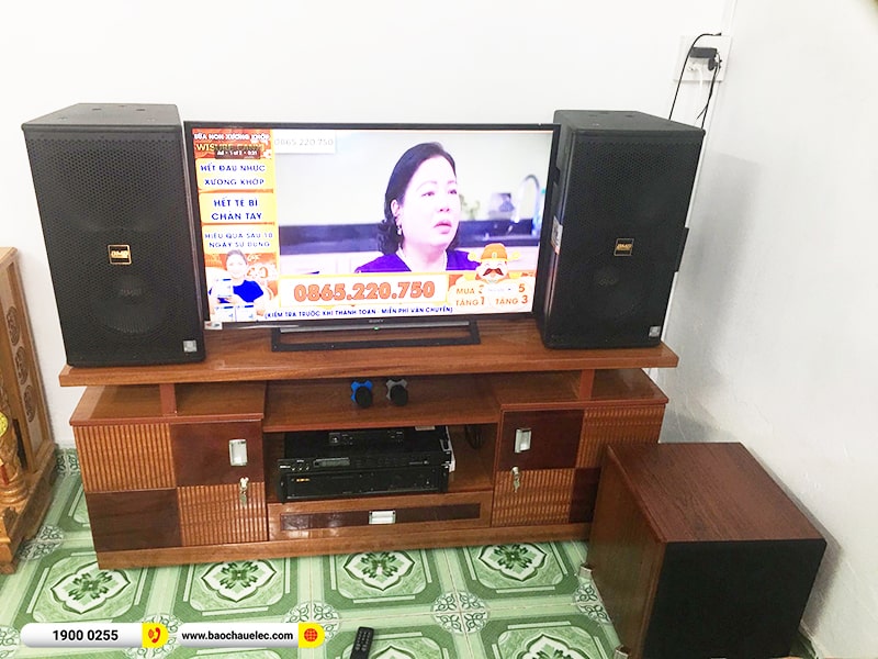 Lắp đặt dàn karaoke trị giá gần 50 triệu cho cô Quỳnh tại TPHCM