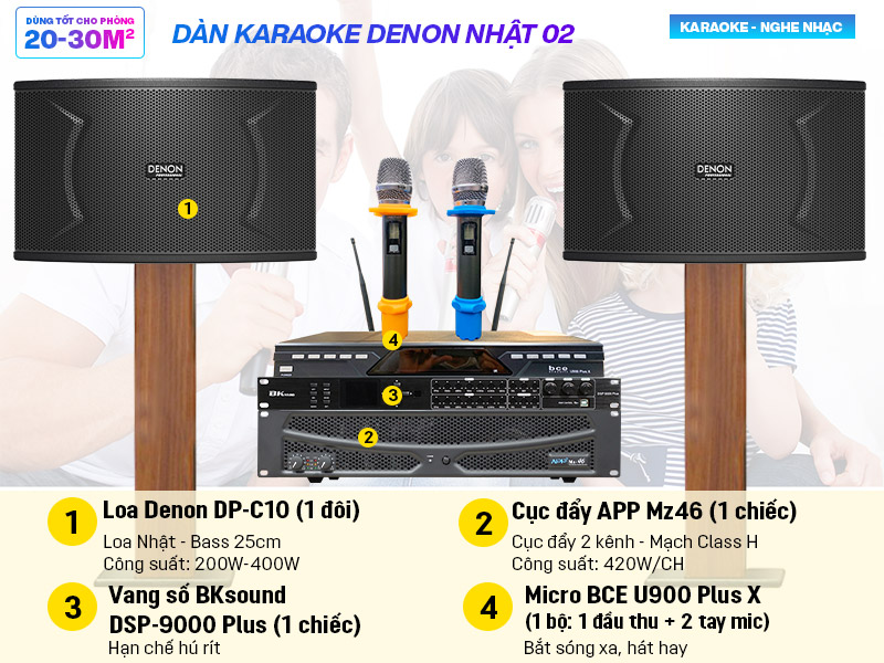 Dàn karaoke Denon Nhật 02