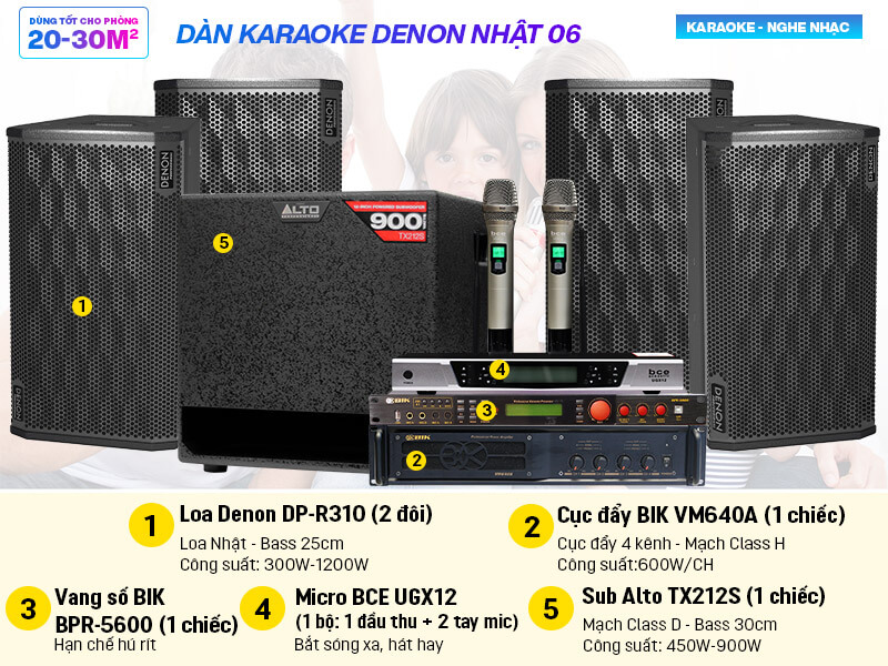 Dàn karaoke Denon Nhật 06