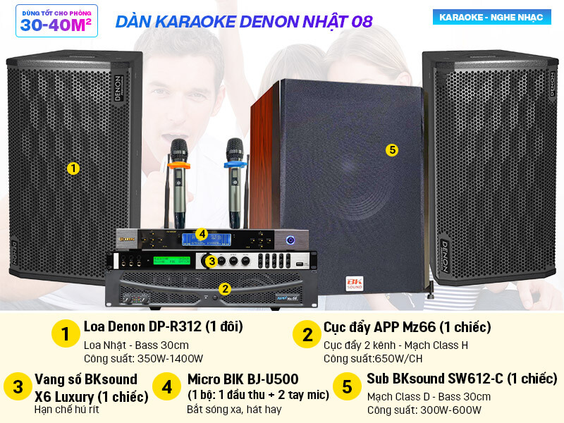 Dàn karaoke Denon Nhật 08