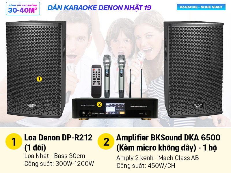 Dàn karaoke Denon Nhật 19