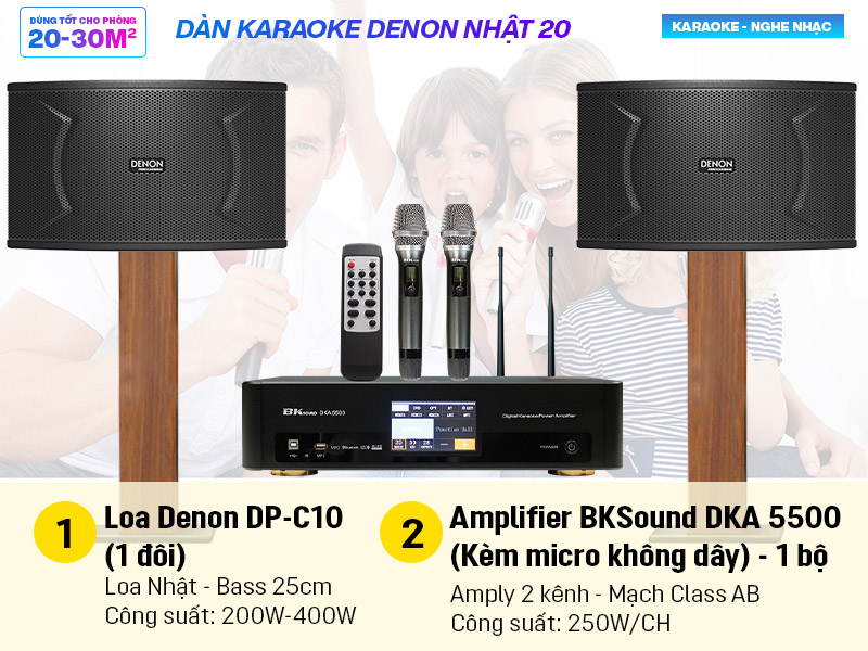 Dàn karaoke Denon Nhật 20