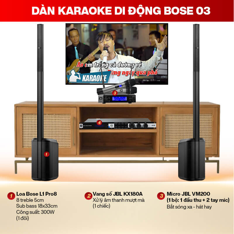 Dàn karaoke di động Bose 03