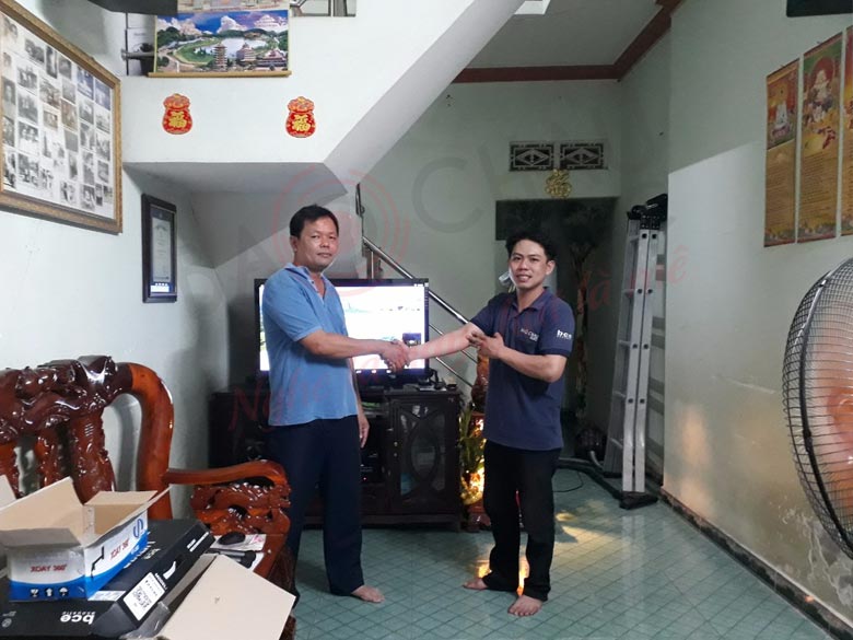 Lắp đặt dàn karaoke hơn 35 triệu cho gia đình anh Bình - Bình Dương