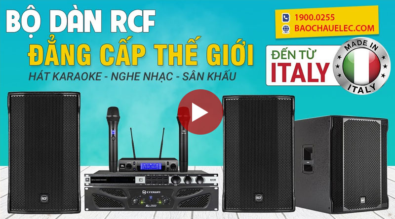 Dàn karaoke gia đình cao cấp RCF 09