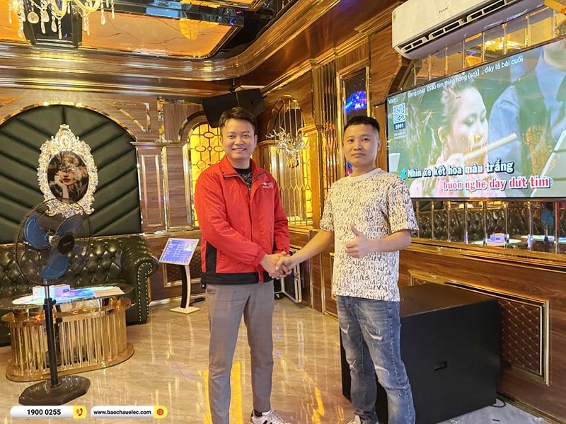 Lắp đặt dàn karaoke kinh doanh cho ẩm thực Nhà Sàn Quán tại Hà Nội