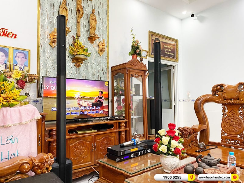 Lắp đặt dàn karaoke, loa Bose di động trị giá khoảng 90 triệu cho anh Thuyết tại Đồng Nai