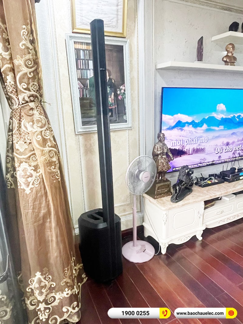 Lắp đặt dàn karaoke, loa Bose di động trị giá hơn 60 triệu cho chú Thụy tại Hà Nội