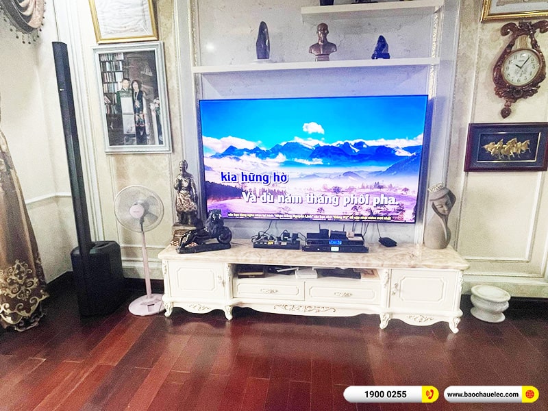 Lắp đặt dàn karaoke, loa Bose di động trị giá hơn 60 triệu cho chú Thụy tại Hà Nội