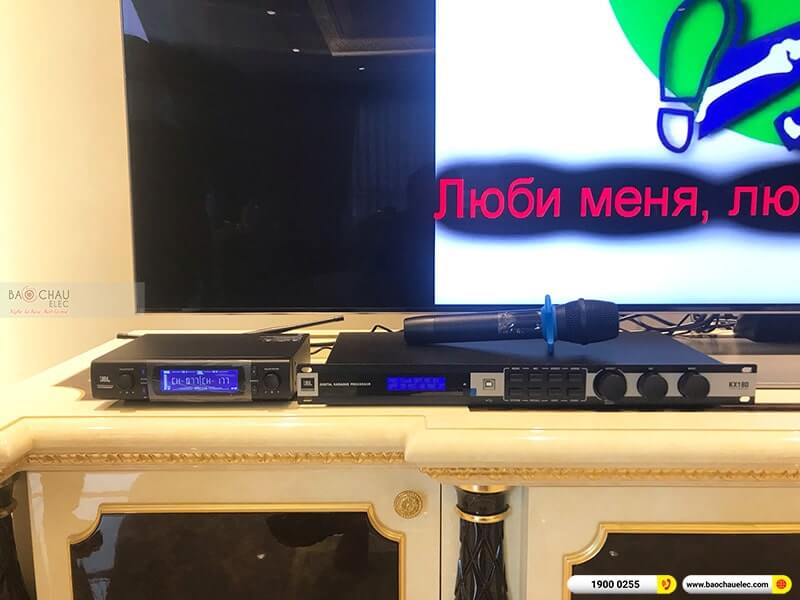 Lắp đặt dàn karaoke trị giá khoảng 100 triệu cho chị Hà tại Hải Phòng