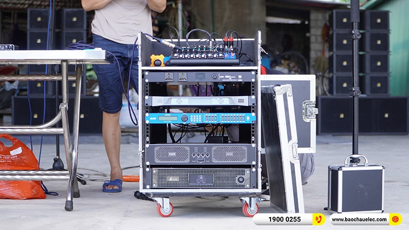 Lắp đặt d&agrave;n Line Array Actpro trị gi&aacute; hơn 180 triệu cho anh Thảo tại Nghệ An