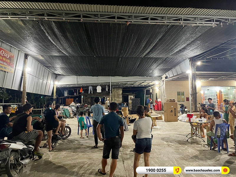 Lắp đặt d&agrave;n Line Array Actpro trị gi&aacute; hơn 180 triệu cho anh Thảo tại Nghệ An