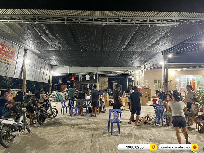 Lắp đặt d&agrave;n Line Array Actpro trị gi&aacute; hơn 180 triệu cho anh Thảo tại Nghệ An