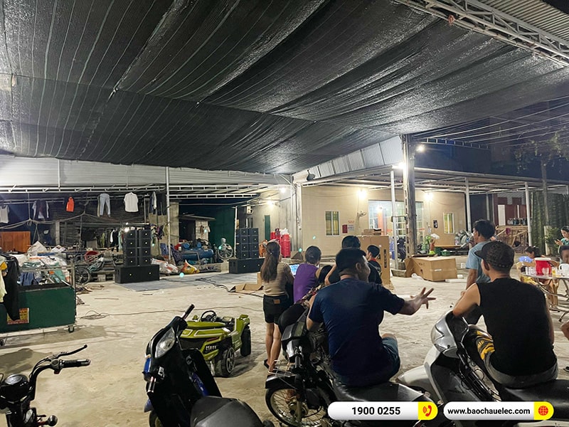 Lắp đặt d&agrave;n Line Array Actpro trị gi&aacute; hơn 180 triệu cho anh Thảo tại Nghệ An