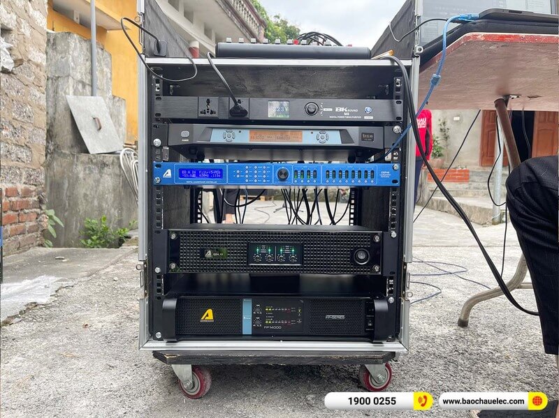 Lắp đặt dàn Line Array Actpro trị giá gần 130 triệu cho anh Hoàn ở Hà Nam