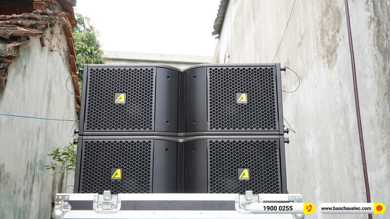 Lắp đặt dàn Line Array Actpro trị giá gần 130 triệu cho anh Hoàn ở Hà Nam