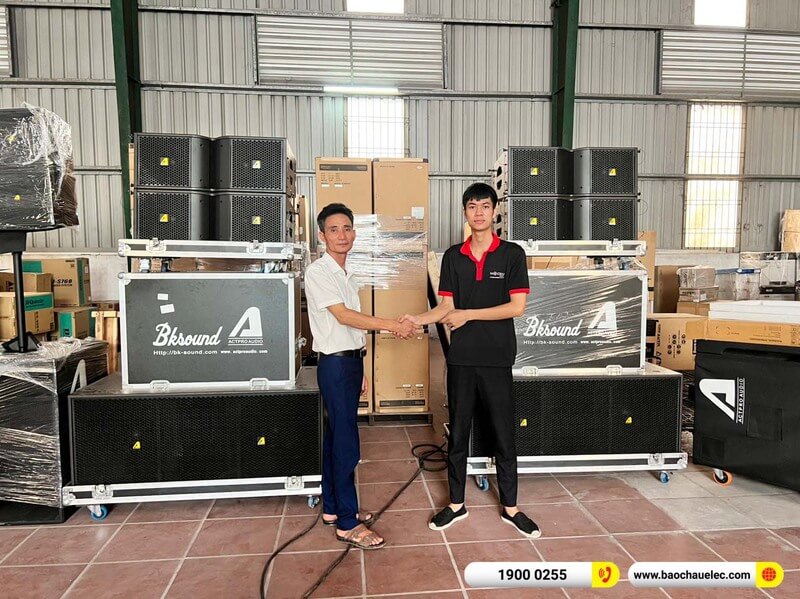 Lắp đặt dàn Line Array Actpro trị giá gần 130 triệu cho anh Hoàn ở Hà Nam