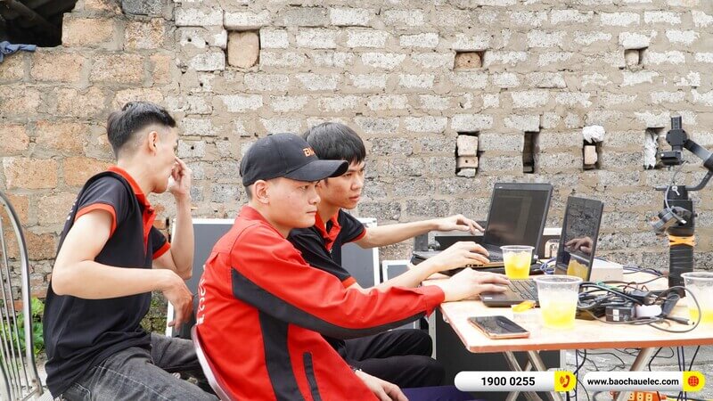 Lắp đặt dàn Line Array Actpro trị giá gần 130 triệu cho anh Hoàn ở Hà Nam