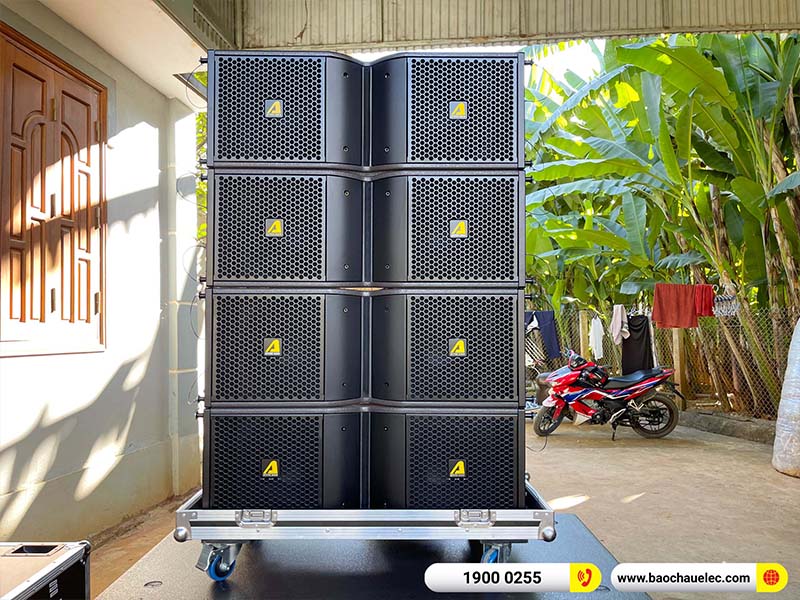 Lắp đặt dàn Line Array Actpro 180tr cho anh Thanh ở Sơn La
