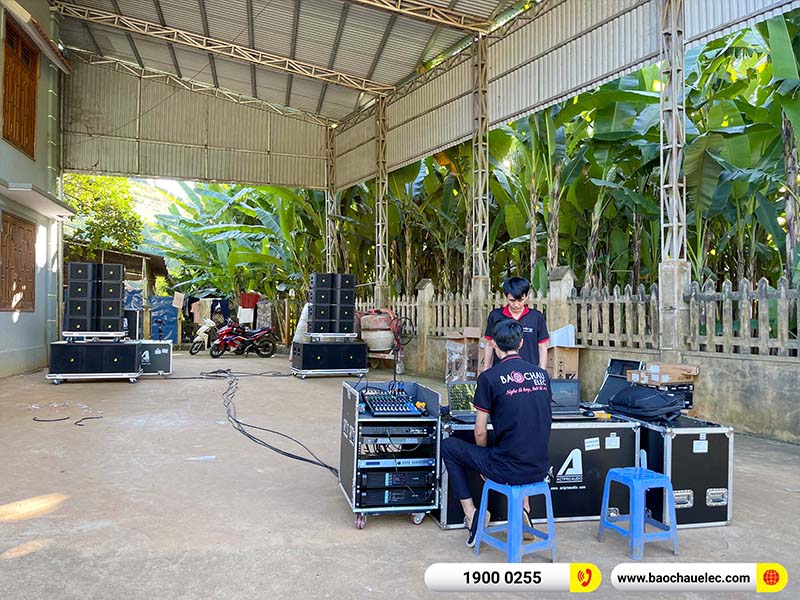 Lắp đặt dàn Line Array Actpro 180tr cho anh Thanh ở Sơn La