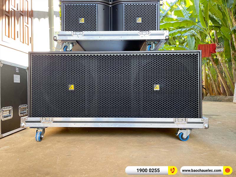 Lắp đặt dàn Line Array Actpro 180tr cho anh Thanh ở Sơn La