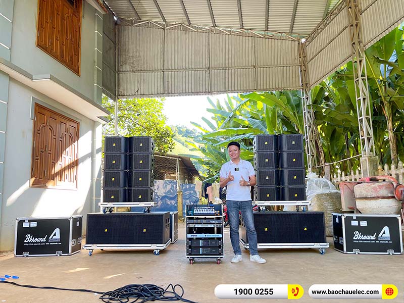 Lắp đặt dàn Line Array Actpro 180tr cho anh Thanh ở Sơn La