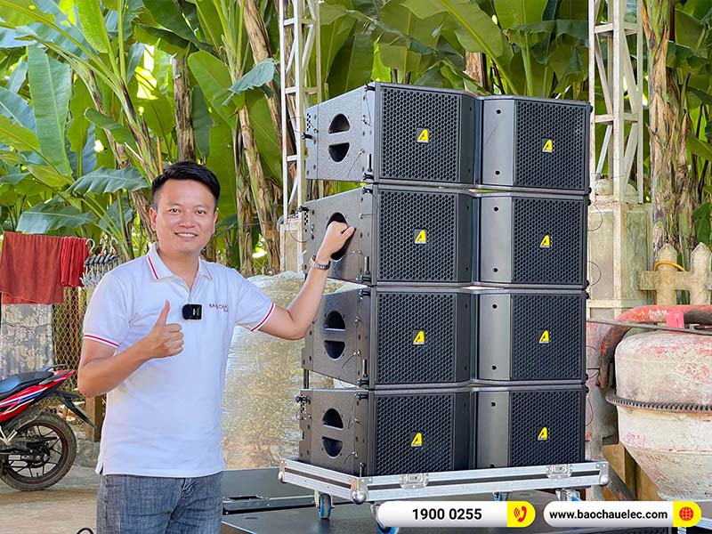 Lắp đặt dàn Line Array Actpro 180tr cho anh Thanh ở Sơn La