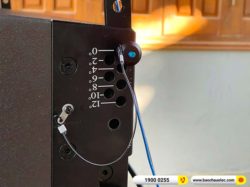 Lắp đặt dàn Line Array Actpro 180tr cho anh Thanh ở Sơn La