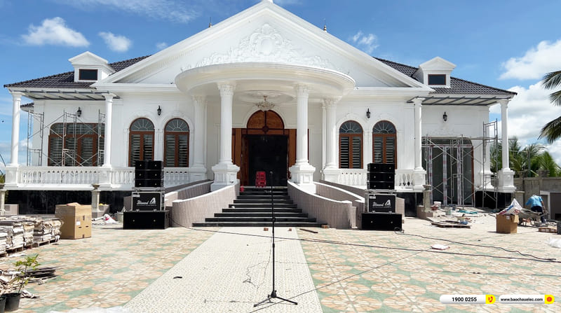 Lắp đặt dàn Line Array Actpro sự kiện, đám cưới hơn 175tr cho anh Phú ở Kiên Giang