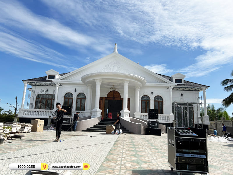 Lắp đặt dàn Line Array Actpro sự kiện, đám cưới hơn 175tr cho anh Phú ở Kiên Giang