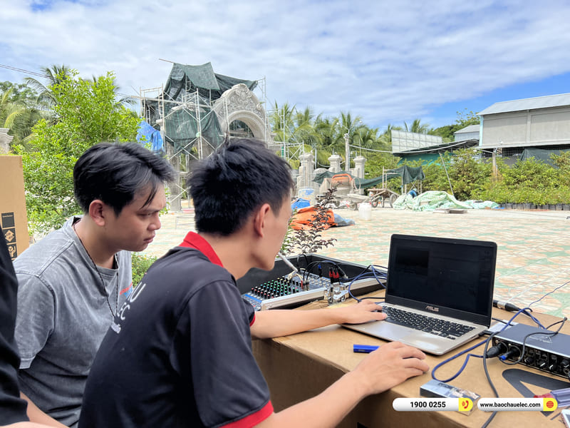 Lắp đặt dàn Line Array Actpro sự kiện, đám cưới hơn 175tr cho anh Phú ở Kiên Giang