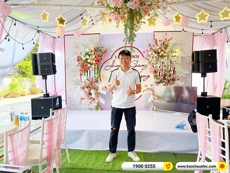 Lắp đặt d&agrave;n Line Array Actpro 106tr cho anh Thiện tại H&agrave; Nội