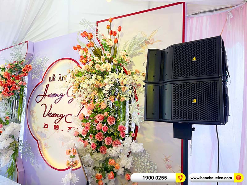 Lắp đặt d&agrave;n Line Array Actpro 106tr cho anh Thiện tại H&agrave; Nội
